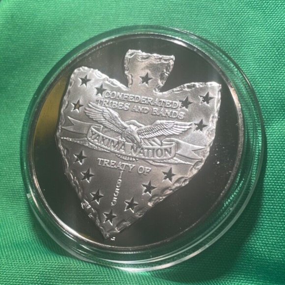 Nation Of The Yakima Silver Round 24.1 Grams of .999 Silver116365282798 - Picture 5 of 6